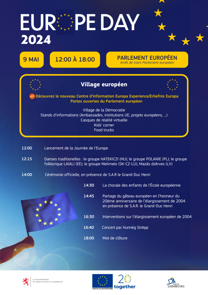 Agenda Europe Day 2024
