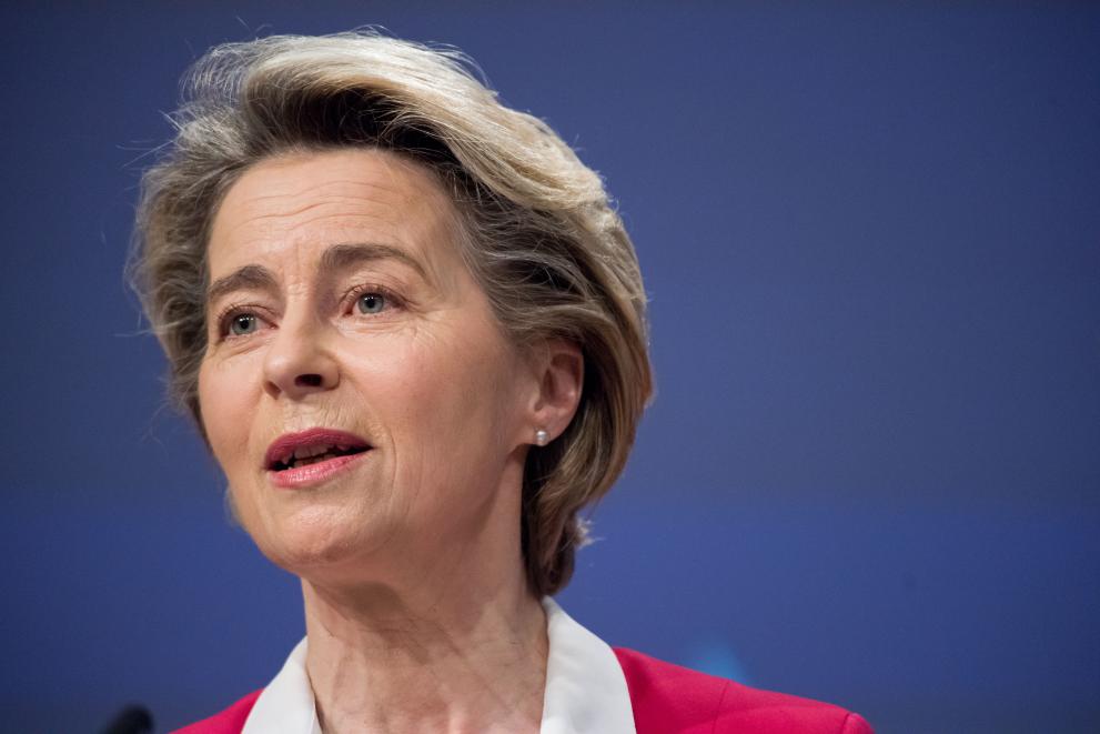 Press conference of Ursula von der Leyen, President of the European Commission, on the proposition of the European Commission to purchase additional doses of BioNTech-Pfizer vaccine against COVID-19