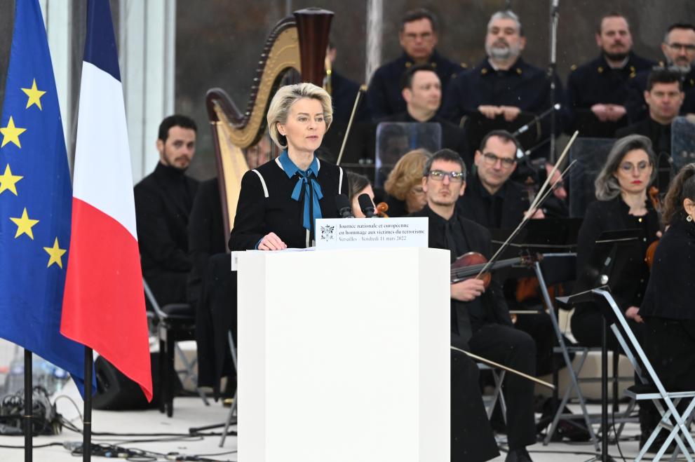 Participation of Ursula von der Leyen, President of the European Commission, in the Ceremony of the European Day of Remembrance for Victims of Terrorism