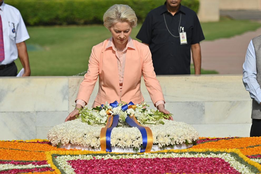Visit of Ursula von der Leyen, President of the European Commission, to India