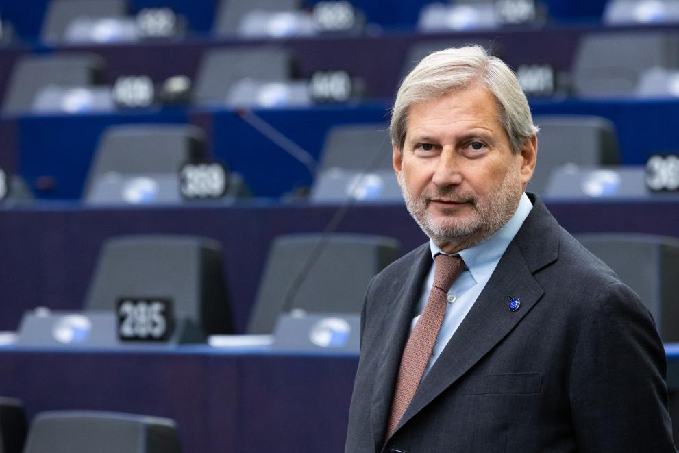 Participation of Johannes Hahn, European Commissioner, in the plenary session of the European Parliament