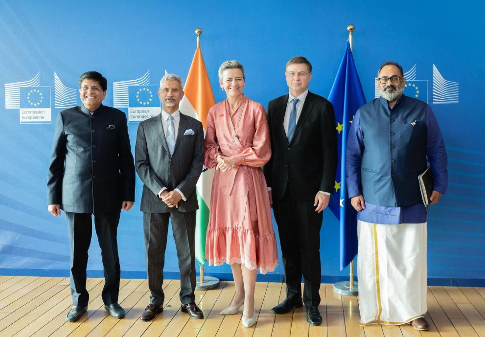 Participation of Margrethe Vestager, and Valdis Dombrovksis, Executive Vice-Presidents of the European Commission, and Thierry Breton, European Commissioner, in the EU/India Trade and Technology Council