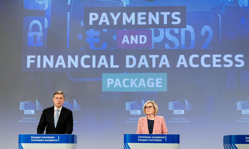 Read-out of the weekly meeting of the von der Leyen Commission by Valdis Dombrovskis, Executive Vice-President of the European Commission, and Mairead McGuinness, European Commissioner, on financial data access and payments