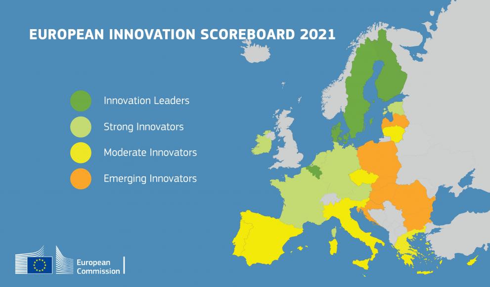 Le tableau de bord européen de l’innovation (TBEI)  2021