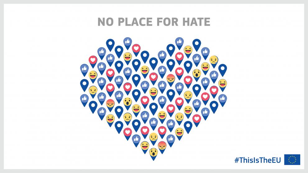 Illustration: no place for hate