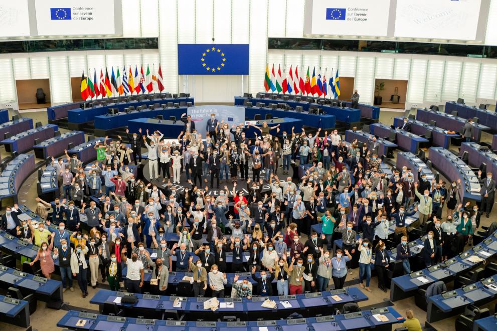 Conférence sur l'avenir de l'Europe ; Le premier des quatre panels de citoyens européens