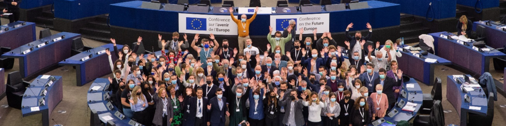 Banner - Panel des citoyens - conférence sur l'avenir de l'Europe