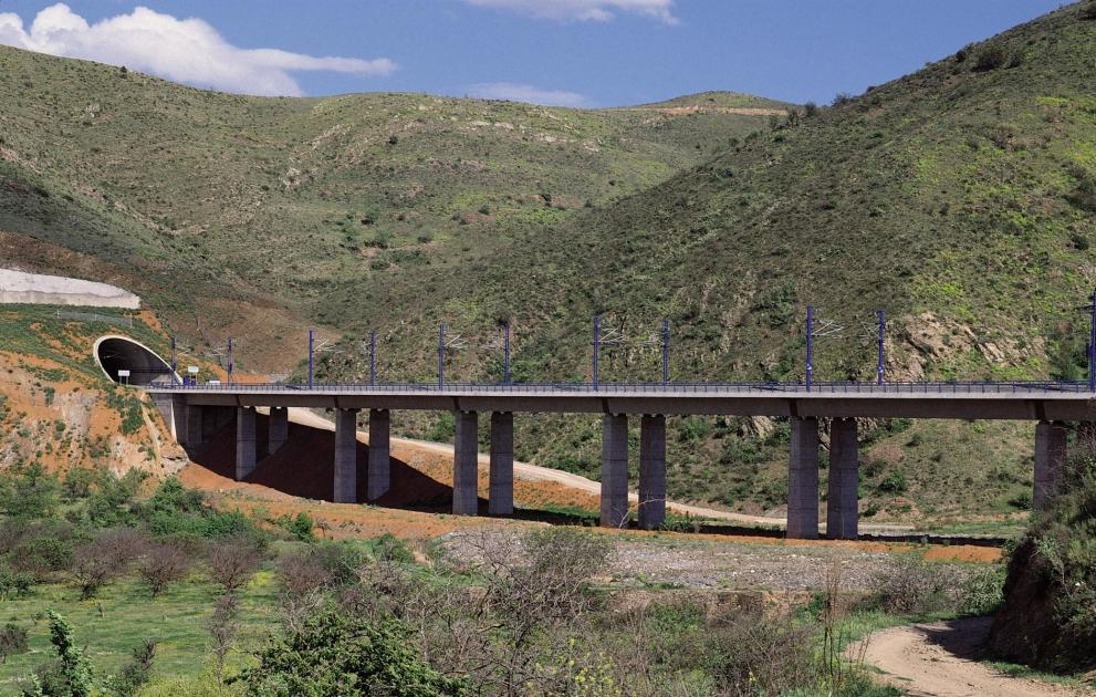 Viaducto del Cinca en la Línea de Alta Velocidad Madrid-Barcelona