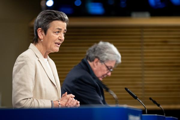 Press conference by Margrethe Vestager, Executive Vice-President of the European Commission, and Thierry Breton, European Commissioner, on the Digital Markets Act