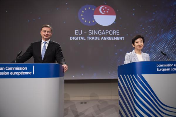 Visit of Grace Fu, Singaporean Minister for Sustainability and the Environment and Minister-in-charge of Trade Relations, to the European Commission, in the framework of the 2nd EU/Singapore Free Trade Agreement