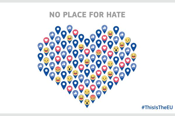 Illustration: no place for hate