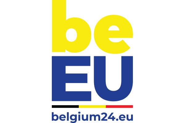 Logo of the Belgian presidency of the European Council 2024 Q1